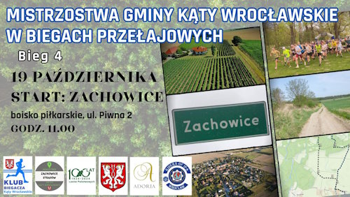 Mistrzostwa Gminy Kąty Wrocławskiew Biegach Przełajowych. Bieg 4 Zachowice