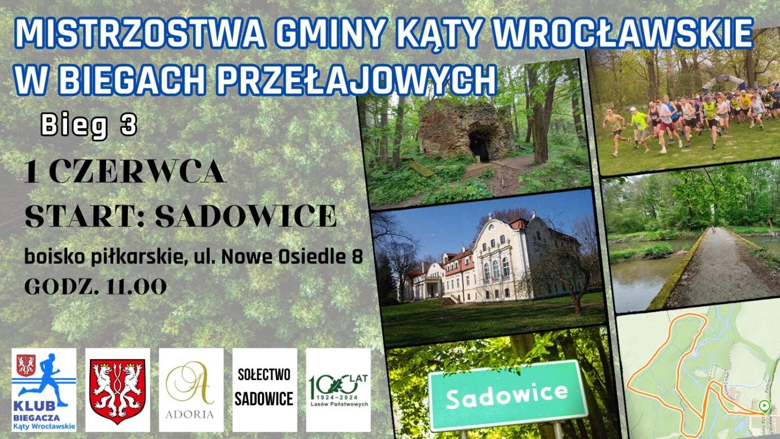 Mistrzostwa Gminy Kąty Wrocławskiew Biegach Przełajowych. Bieg 3 Sadowice