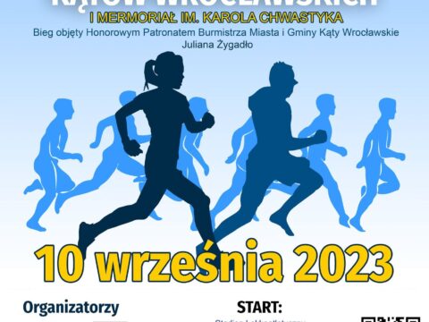 XV Bieg o Puchar Burmistrza Kątów Wrocławskich | I Memoriał Karola Chwastyka
