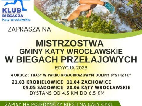 Mistrzostwa Gminy Kąty Wrocławskiew Biegach Przełajowych. Bieg 1 Krobielowice