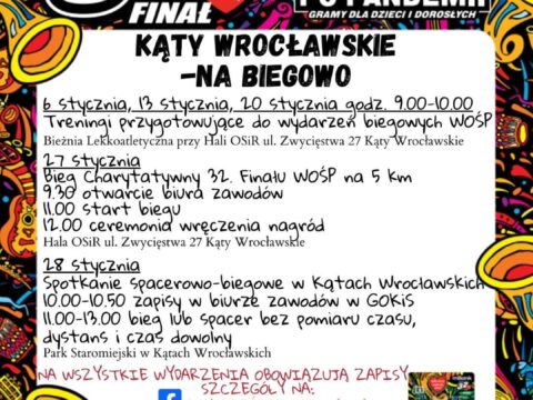 Klub Biegacza Kąty Wrocławskie serdecznie zaprasza ❤️❤️❤️
